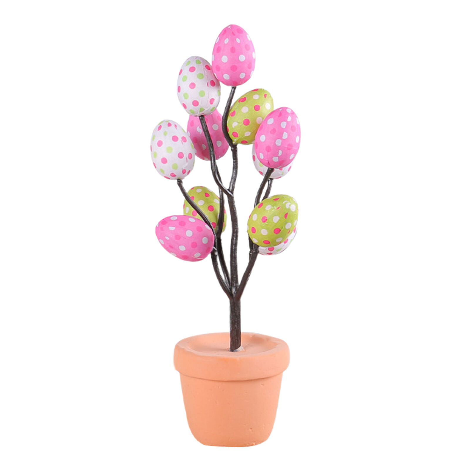 Easter Egg Tree Tabletop Decor Cartoon Ornament for Holiday Cute Home Decoration