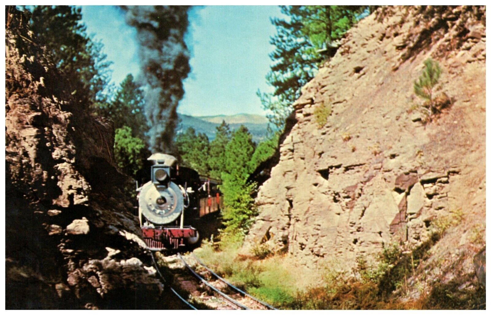 Klondike Casey Narrow Gauge 1880 Steam Train Hill City South Dakota 85988-B 