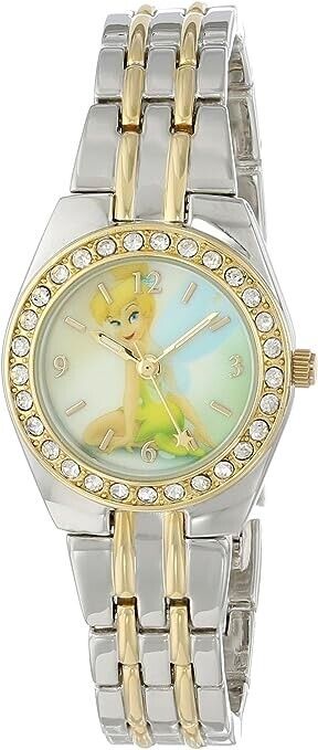 Disney Women's TNK406 Tinkerbell Two-Tone Bracelet Watch