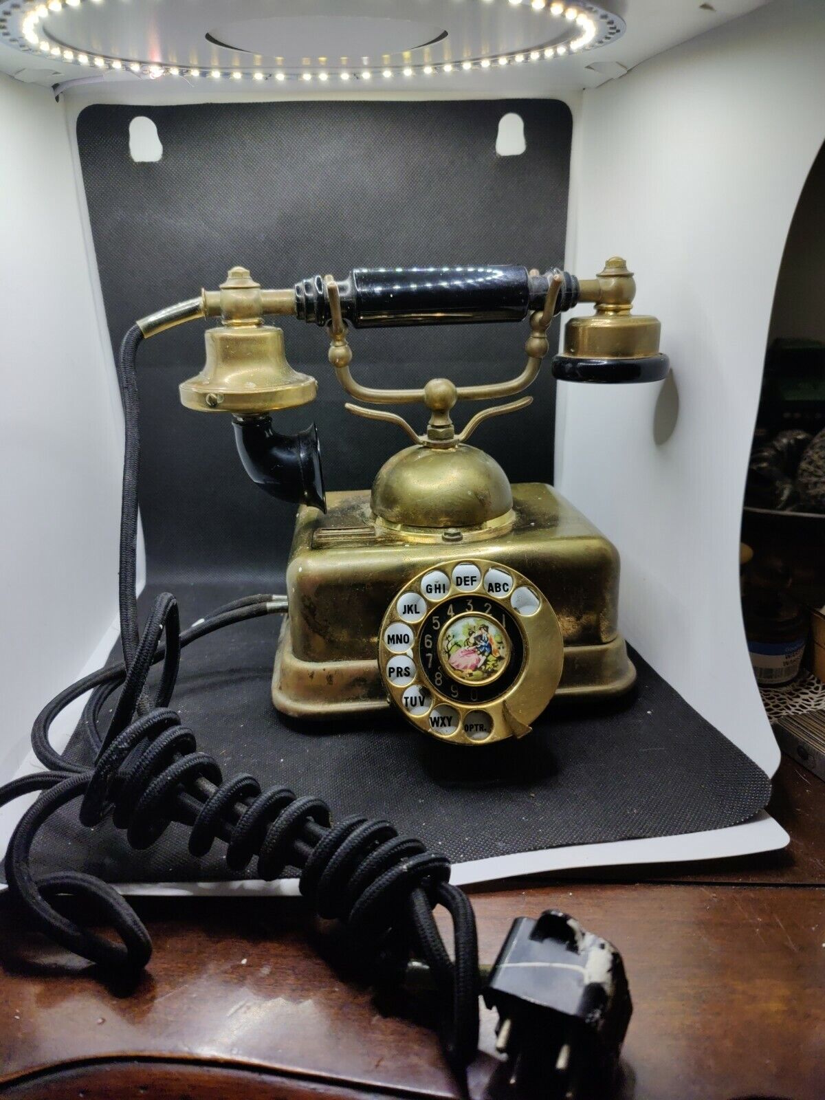 Vintage ornate victorian phone from Intercontinental phone company model 1752
