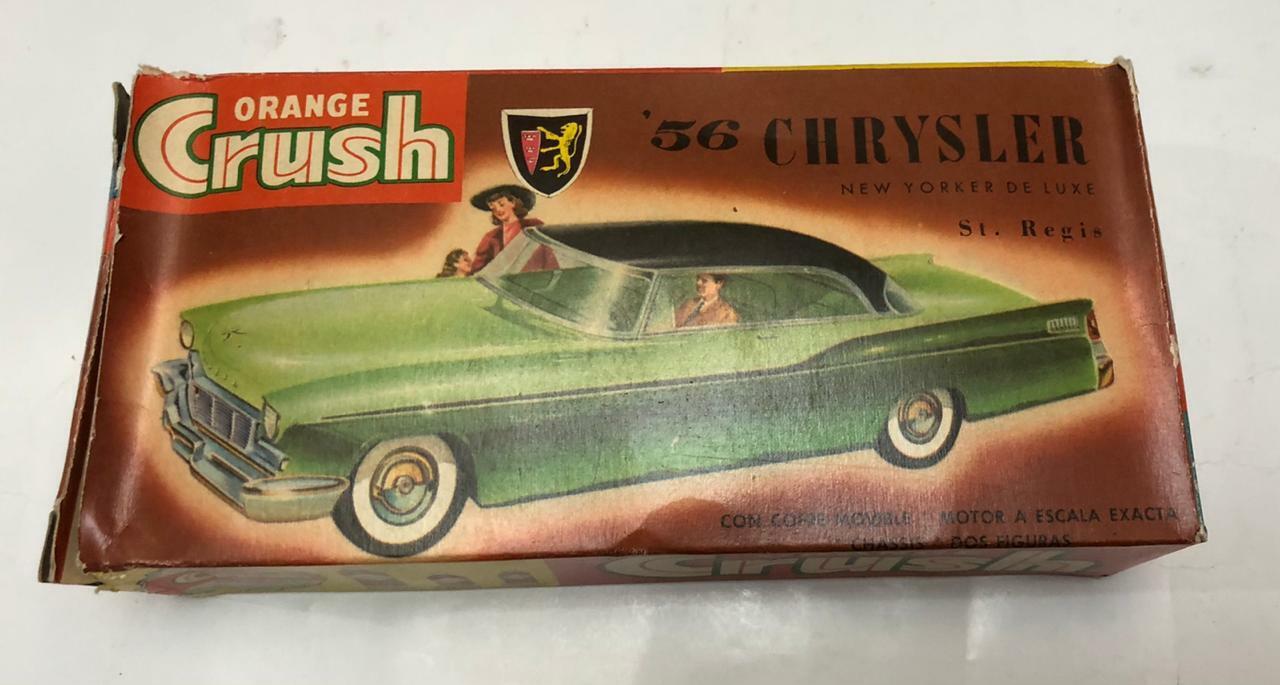 1956 CHRYSLER REVELL plastic model kit Mexico Orange Crush unbuilt with box