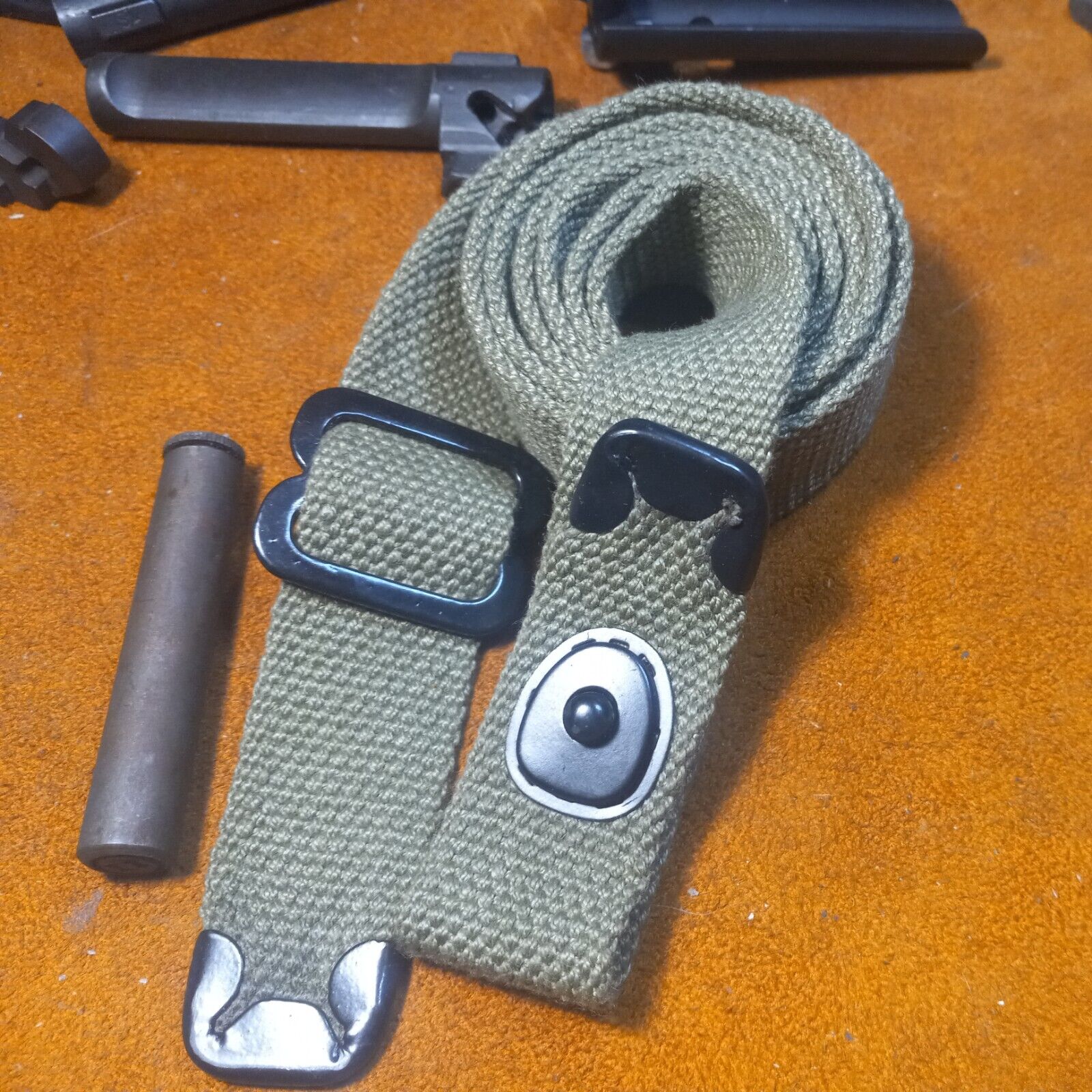 M1 Carbine Sling WWII C Tab With Oiler