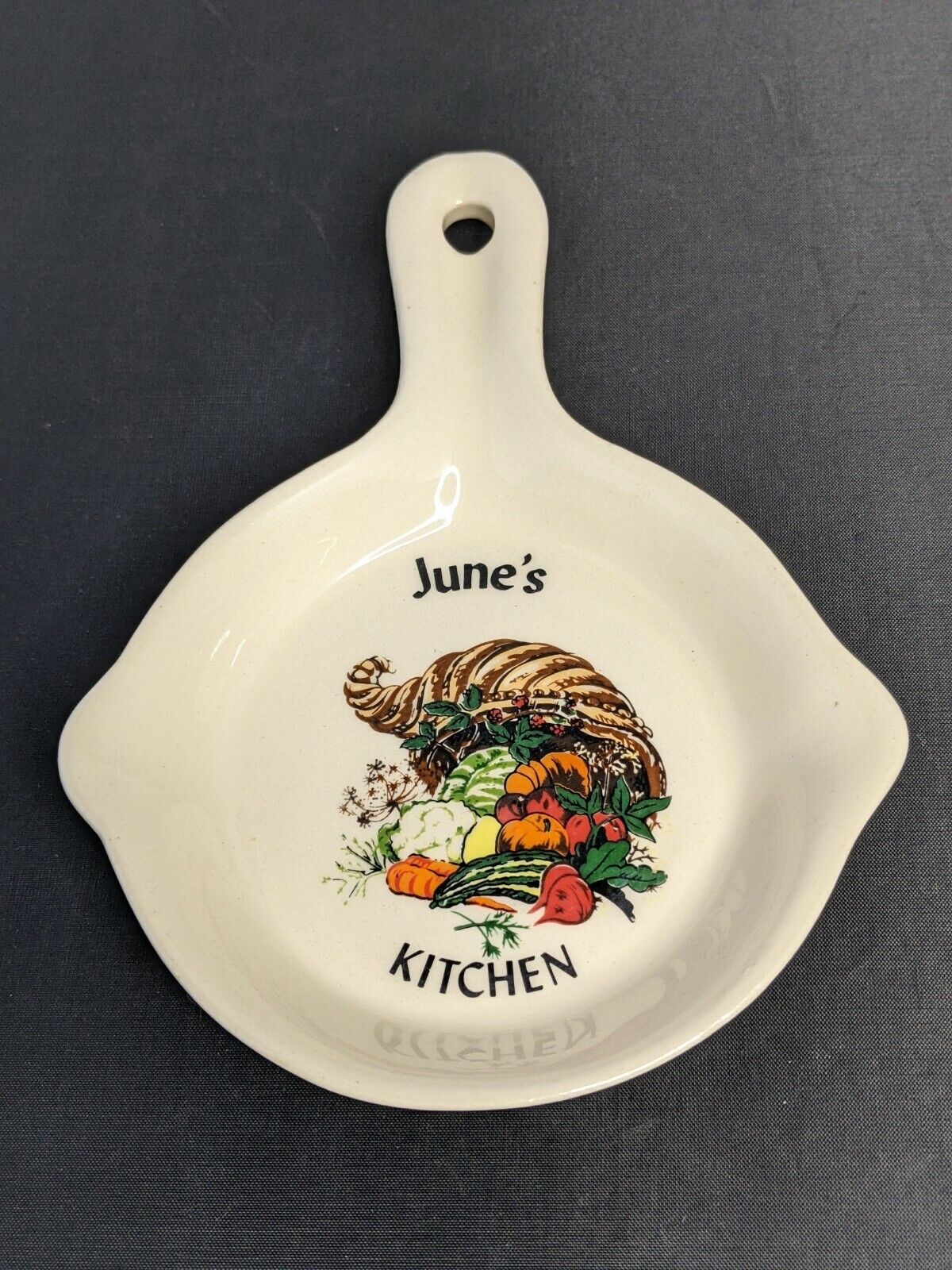  Vintage Ceramic Ashtray Kitchen Skillet  \