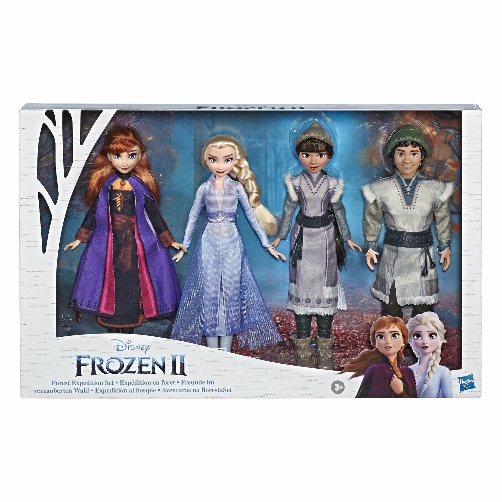 Hasbro Disney Frozen Forest Expedition 4 Doll Set Anna Elsa Ryder Honeymaren \'19