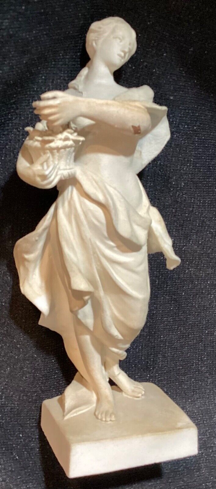 Fine Antique French Sevres Bisque Porcelain Figurine Spring Girl Allegory 1700s?