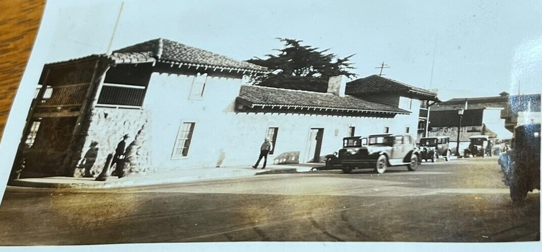 Vintage Photograph Old Custom House Monterey, California Circa 1930s P1