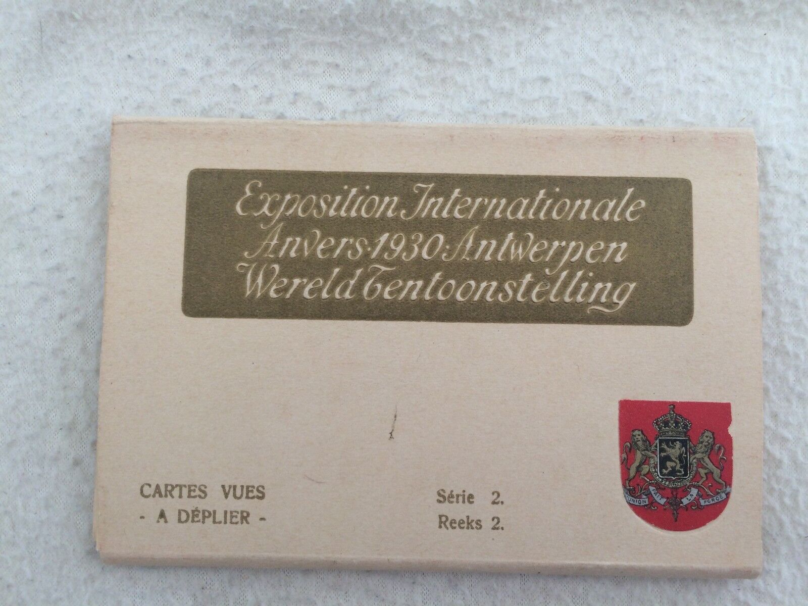 BELGIUM OLD 10 CPA COMPLETE NOTEBOOK INTERNATIONAL EXHIBITION ANVERS 1930
