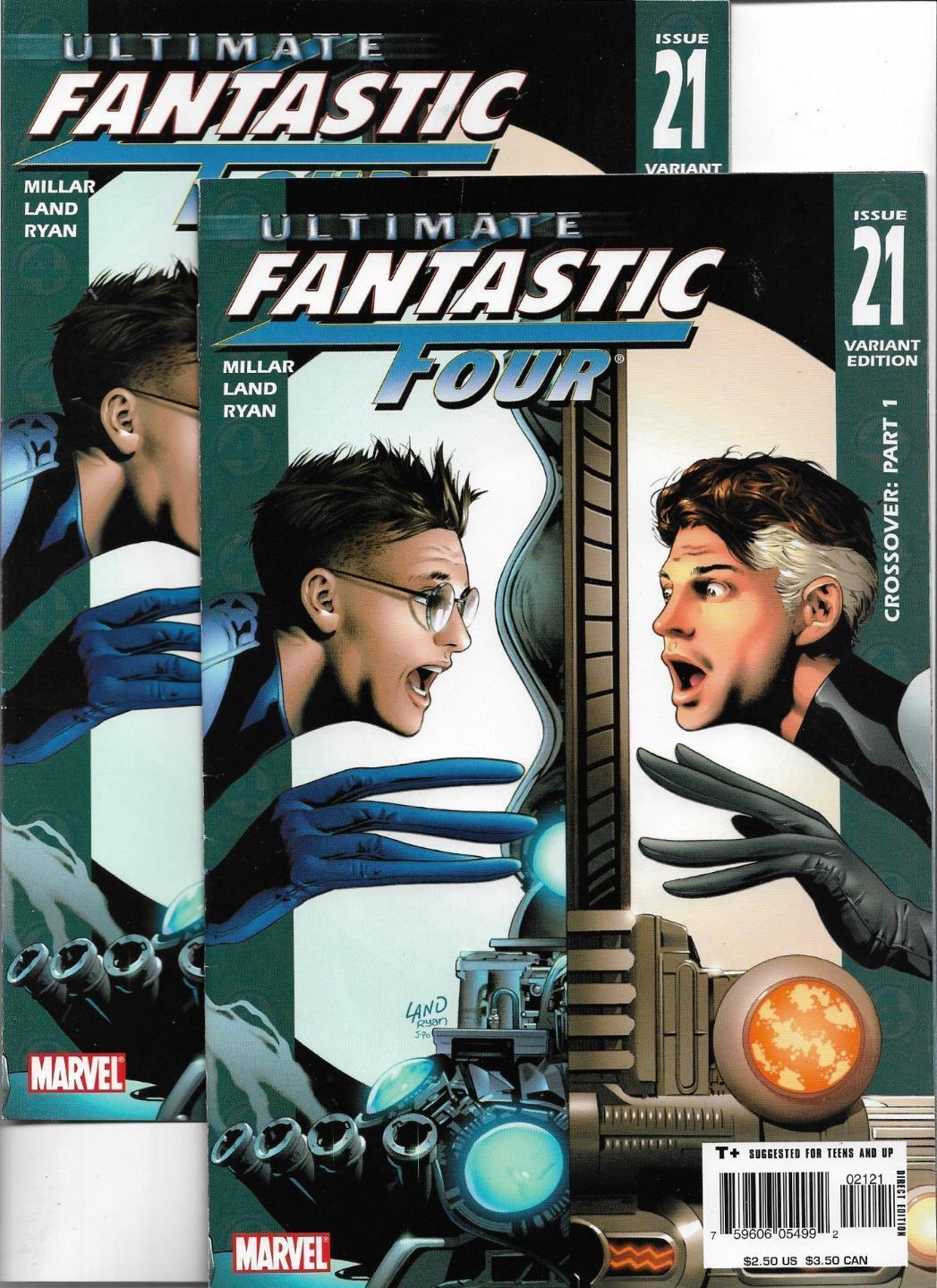 ULTIMATE FANTASTIC FOUR #21 2005 VERY FINE- 7.5 4294 two issues