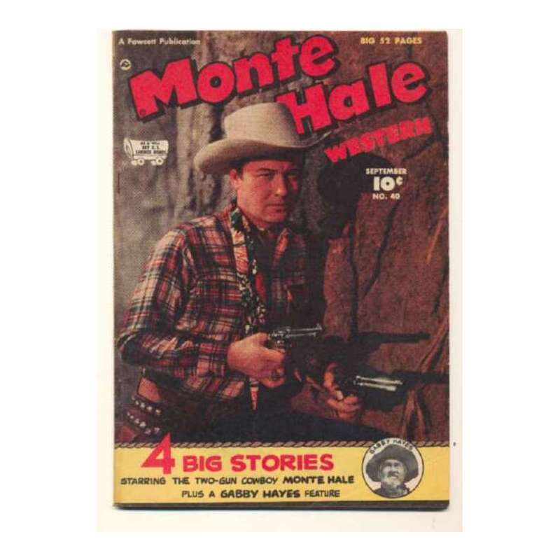 Monte Hale Western #40 in Fine + condition. Charlton comics [e