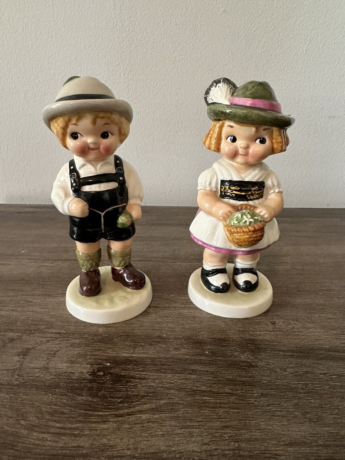 Goebel Dolly Dingle & Hans 80th Anniversary Limited Edition Porcelain Figurines 