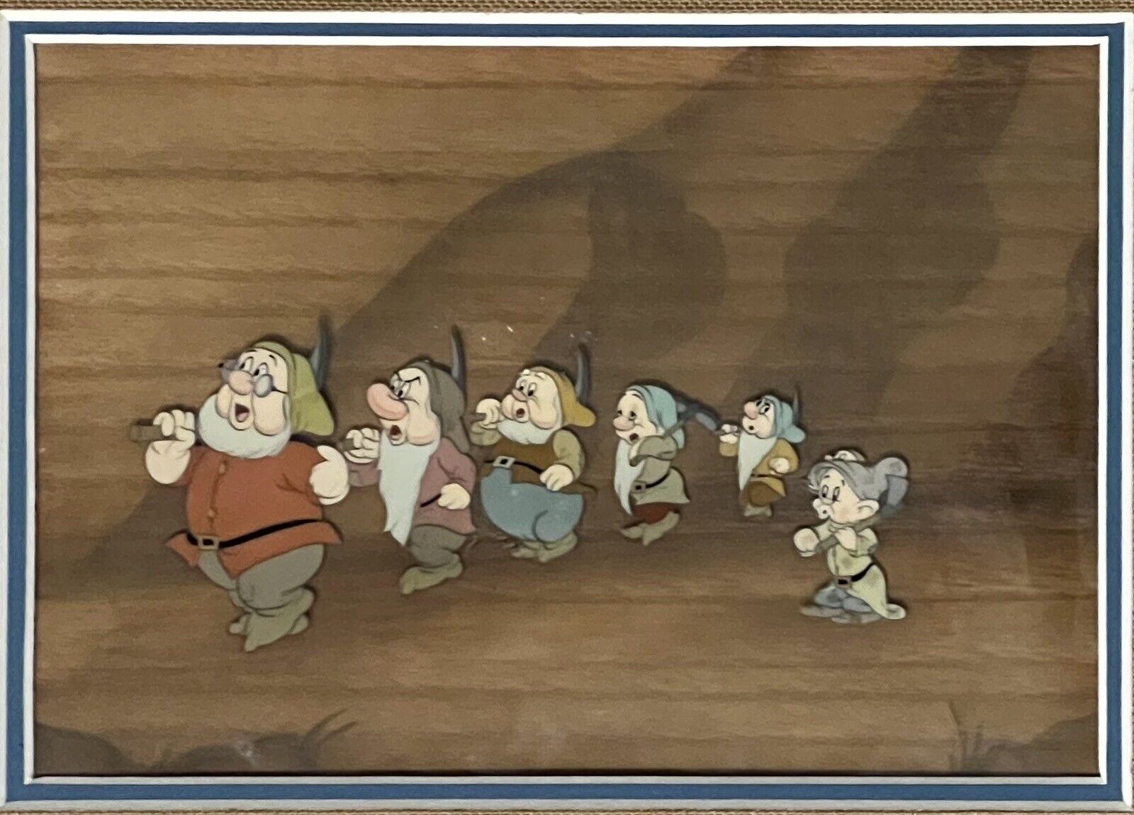 Snow White and the Seven Dwarfs Original Courvoisier Production Cel 1937