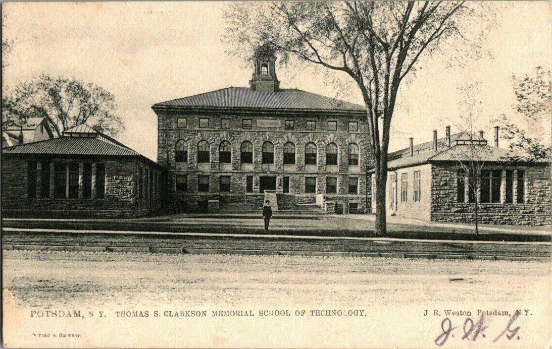 1907. POTSDAM, NY. THOMAS S. CLARKSON SCHOOL OF TECHNOLOGY. POSTCARD EE4