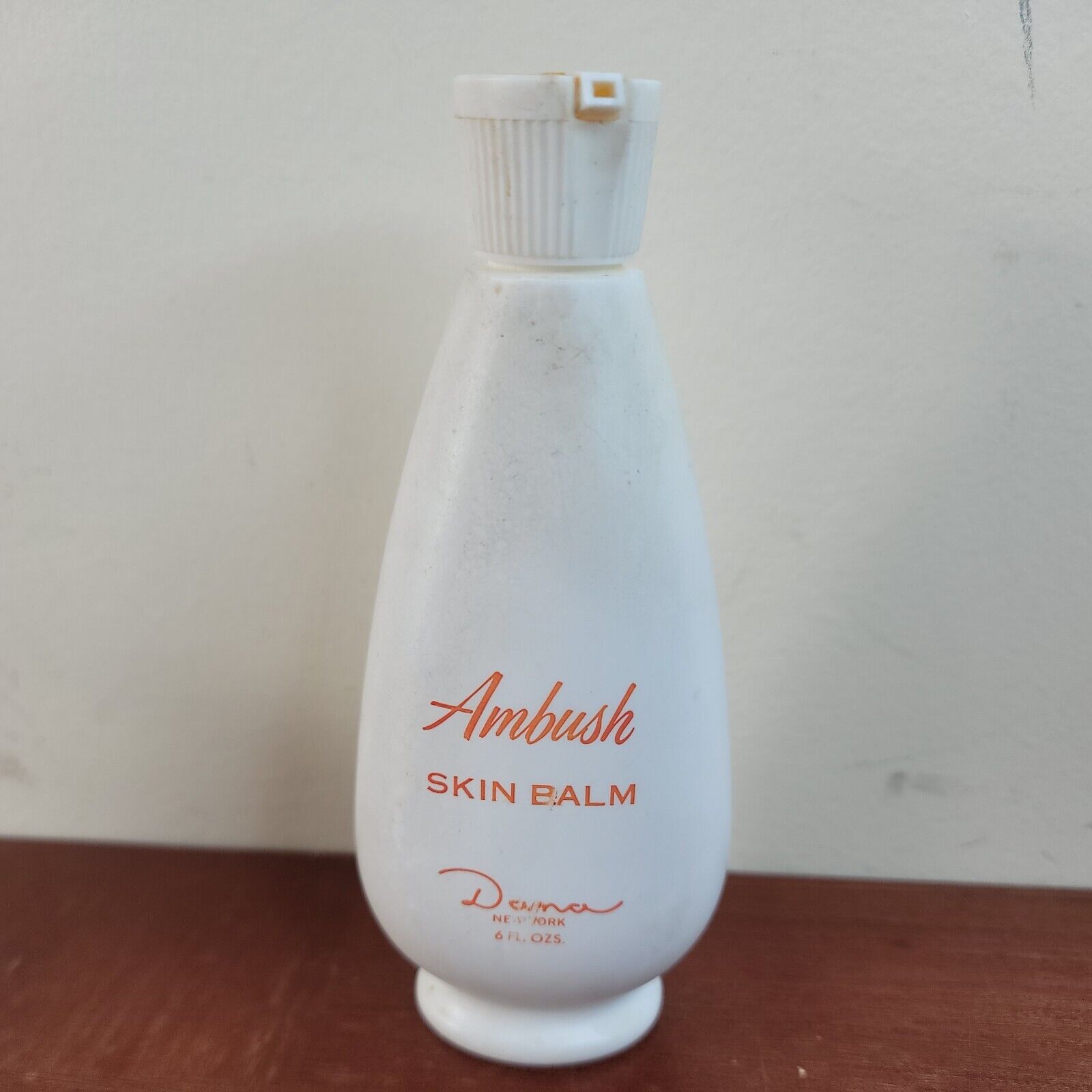 Vintage DANA Ambush 6 oz SKIN BALM Bottle (est. 70% full) New York