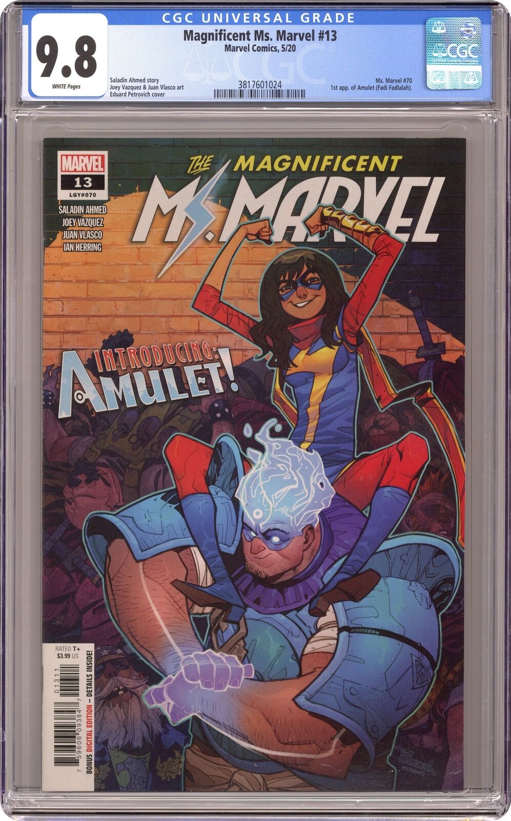 Magnificent Ms. Marvel #13A Petrovich CGC 9.8 2020 3817601024