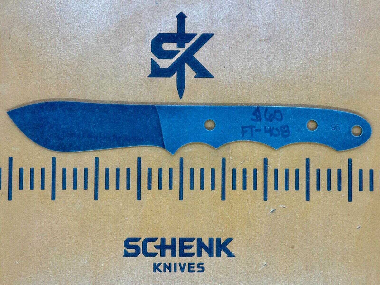 Guide Hunter 1095 High Carbon Steel Knife Blade Knife Supply Blank FT-408