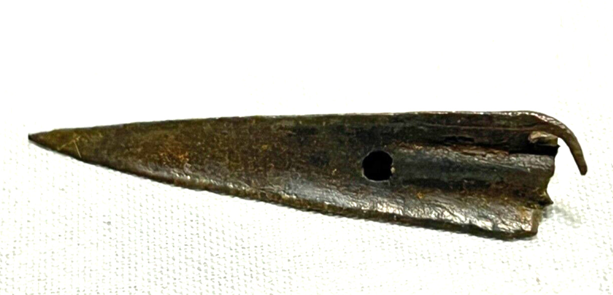 Ancient Greek Roman metal arrowhead #5 excavated & original