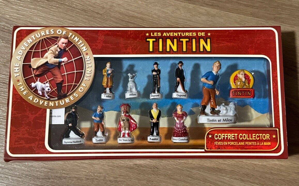 Adventures Of Tintin Coffret Collector Porcelain Set NEW