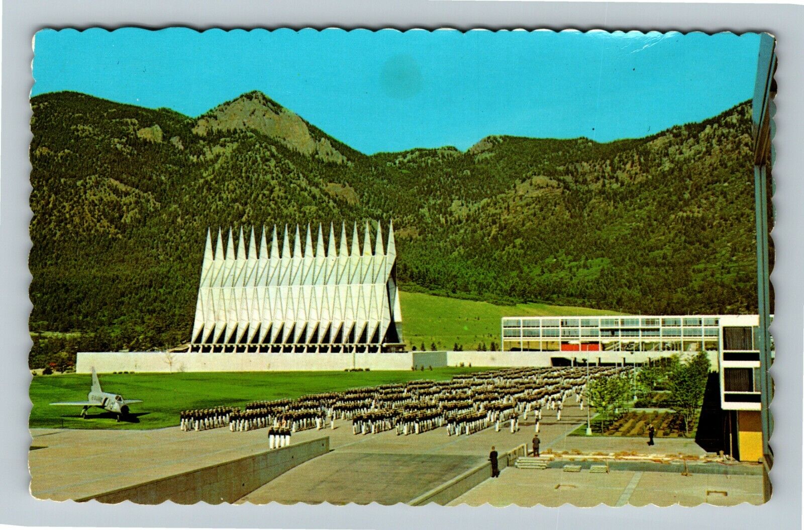 Colorado Springs CO-Colorado, Air Force Academy, c1979 Vintage Postcard