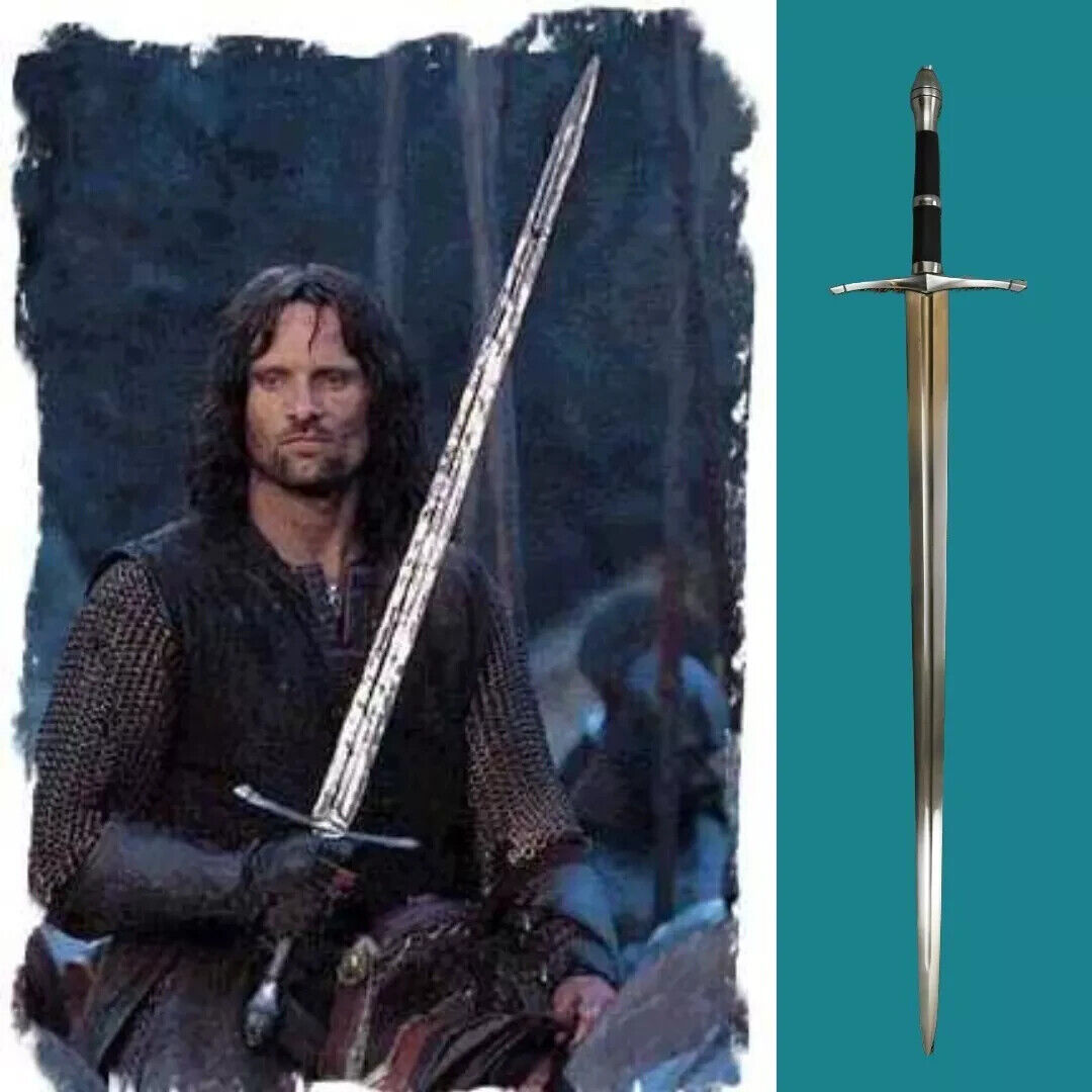 The Ranger sword,The Lord of Ring Replica,Medieval Sword,Steel Clip and Pommel