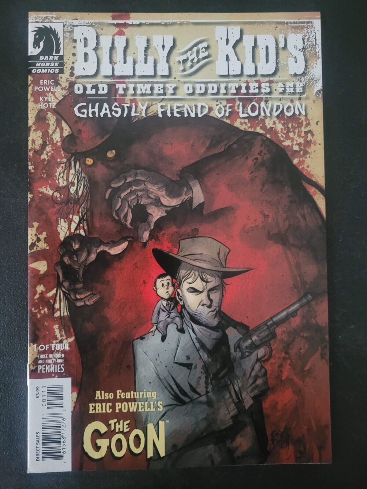 BILLY THE KID'S OLD TIMEY ODDITIES AND THE GHSTLY FIEND OF LONDON #1 POWELL+