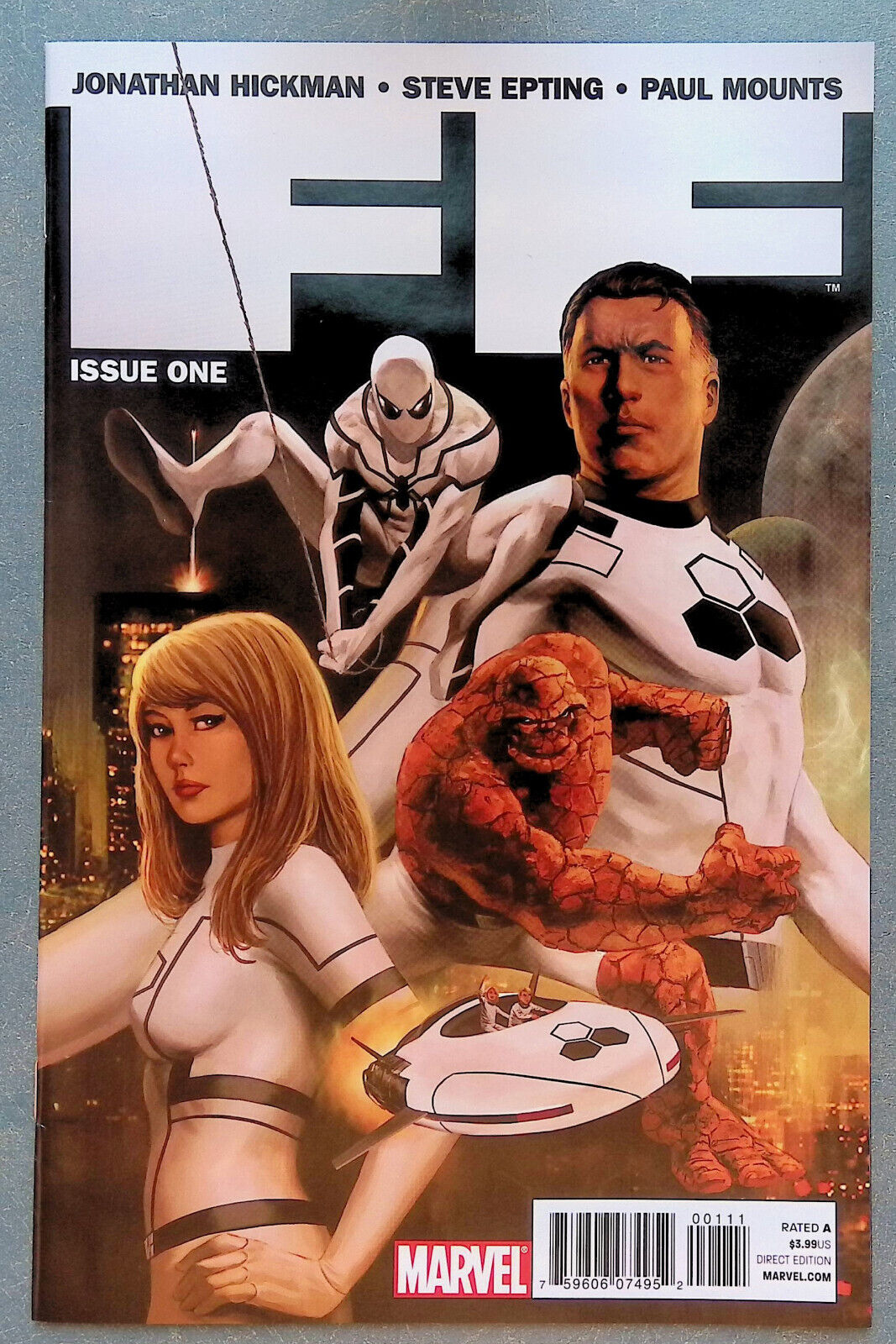 FF 1 Fantastic Four Mr Fantastic Invisible Woman Thing Spider-Man Marvel Comics
