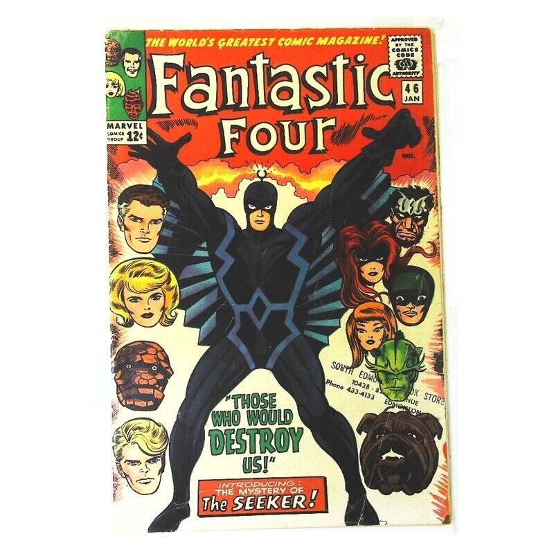 Fantastic Four (1961 series) #46 in Fine minus condition. Marvel comics [w;