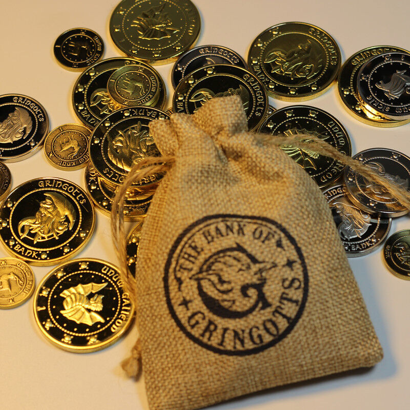 Hogwarts Gringotts Bank Wizarding coins Galleons commemorative coin