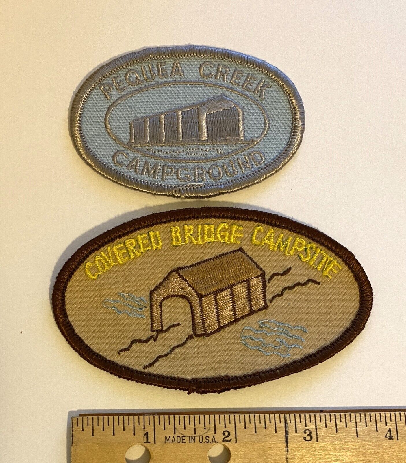 Two Covered Bridge Campsite Campground Patches