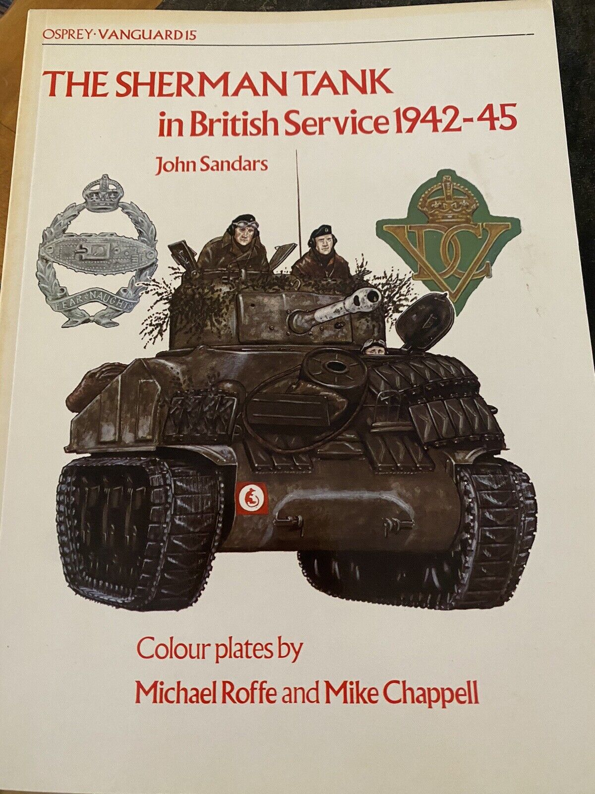 Original Osprey Vanguard The Sherman Tank In British Service 1942-45 40 Pages 