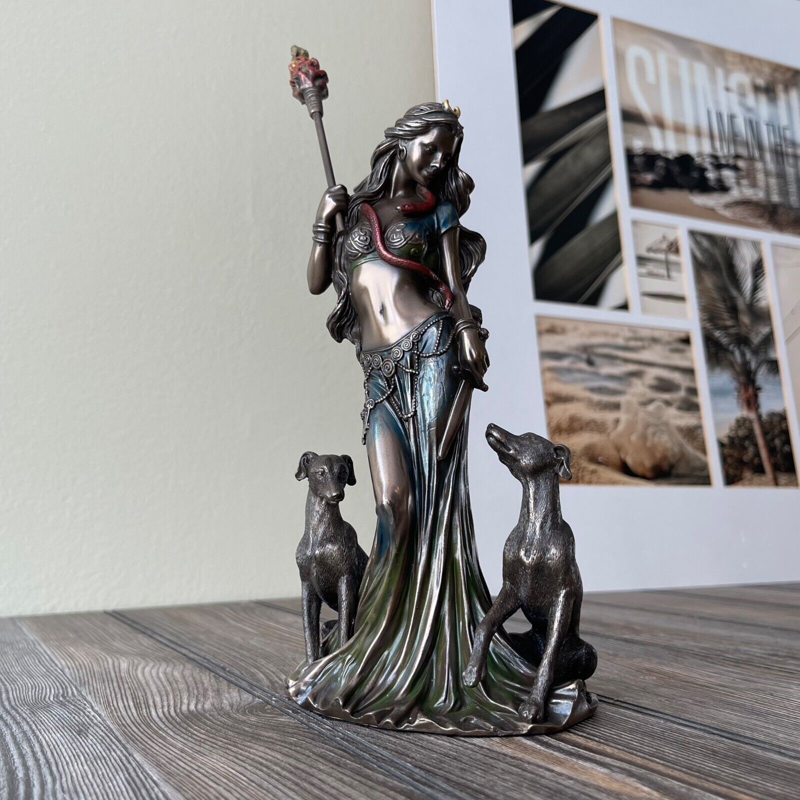 Custom Made Hecate Greek Mythology Goddess Of Magic Sculpture Figurine Statue