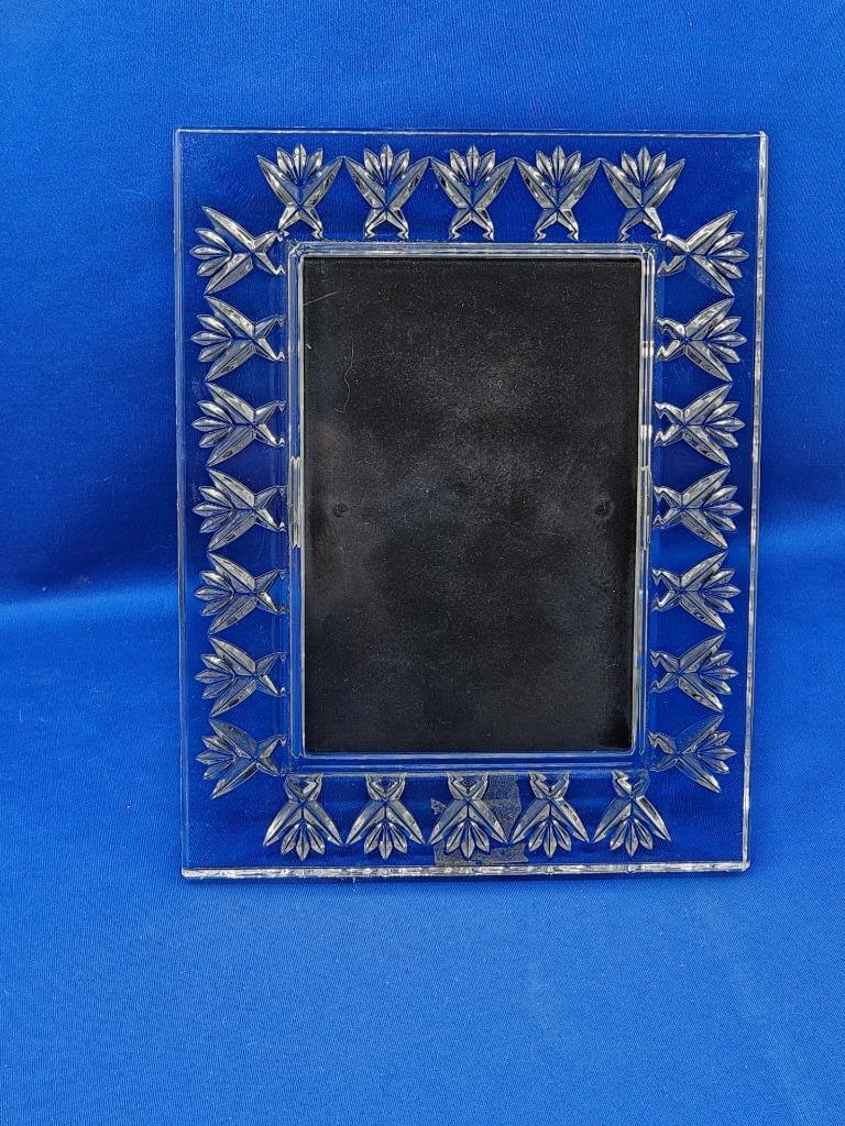 Waterford Cut Crystal Picture Frame 7\