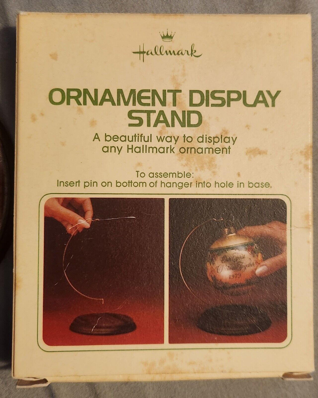 Hallmark Ornament Display Stand. Vintage  