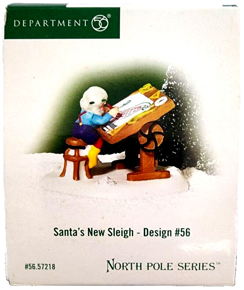 Santa\'s New Sleigh - Design #56 Department 56  North Pole Series