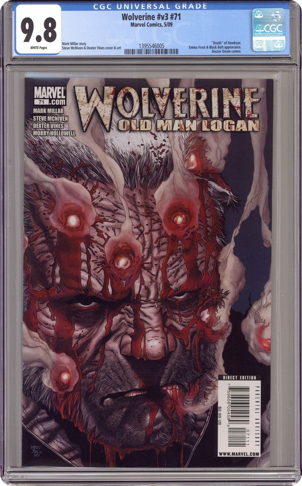 Wolverine #71A 1st Printing CGC 9.8 2009 1395546005