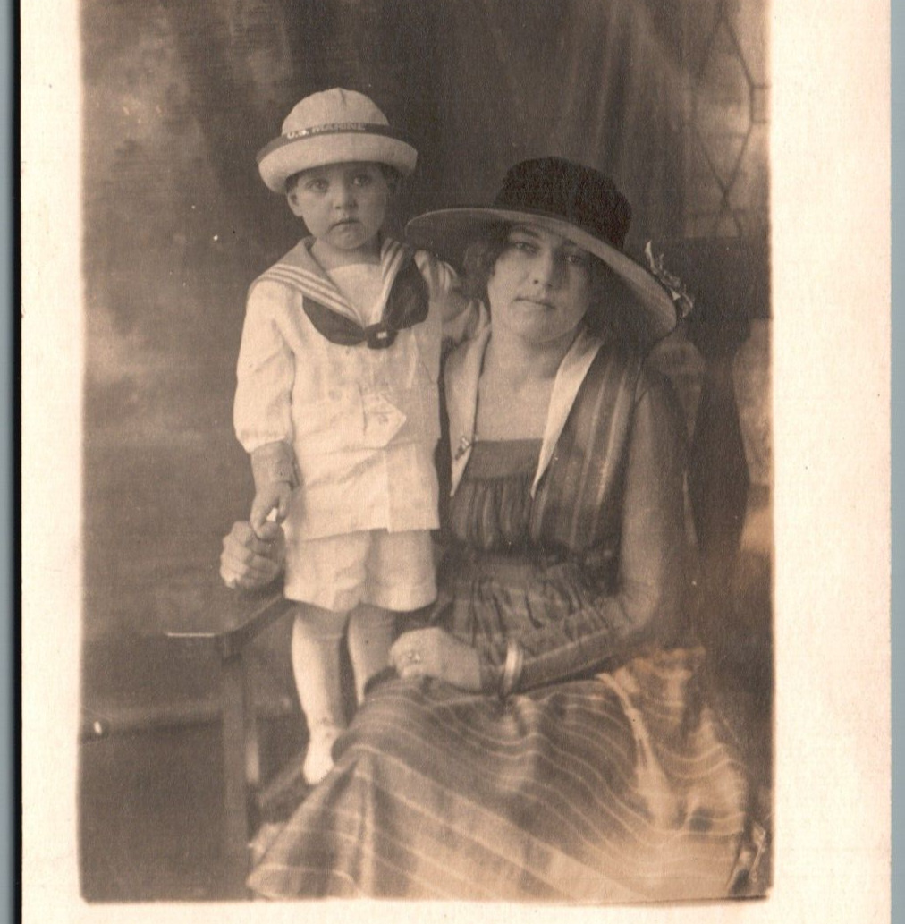Beverly Damont Garard 3yrs 1 mth 17 days old Aug16 1918 VTG RPPC Postcard/pc125