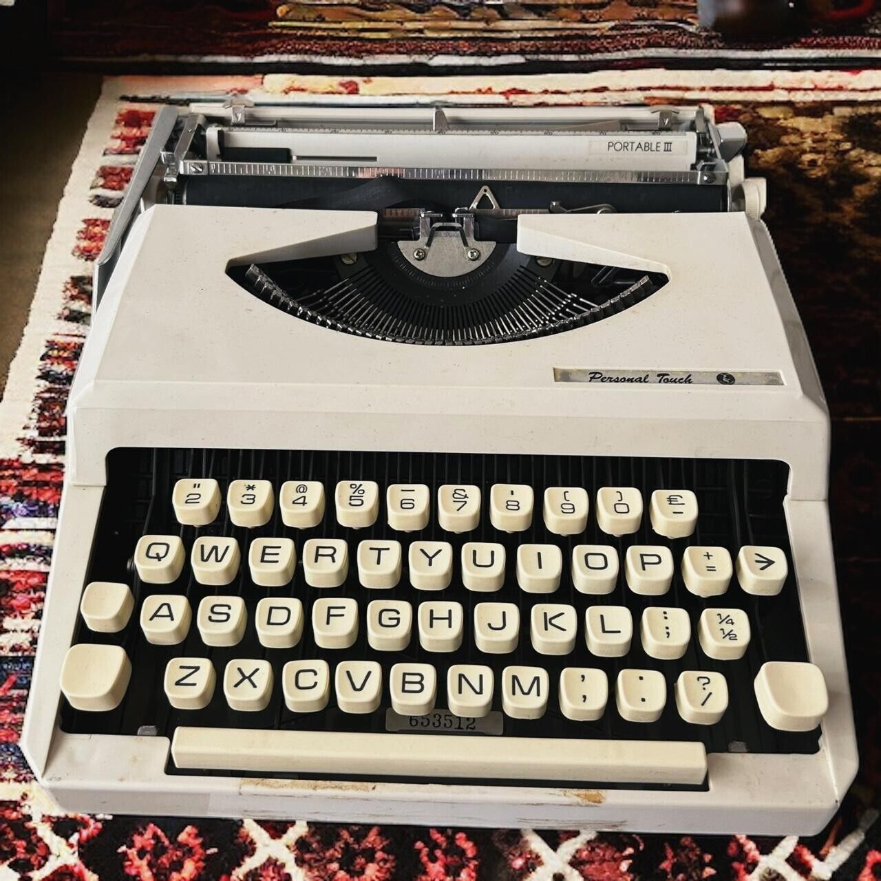 Vintage 1970s Personal Portable Typewriter