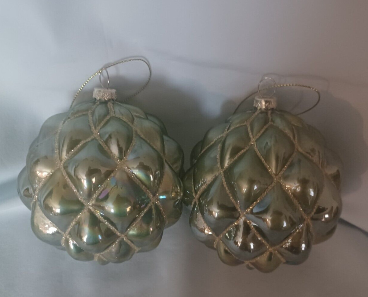 Mark Roberts Christmas Ornaments-Vintage- (Lot og 2)