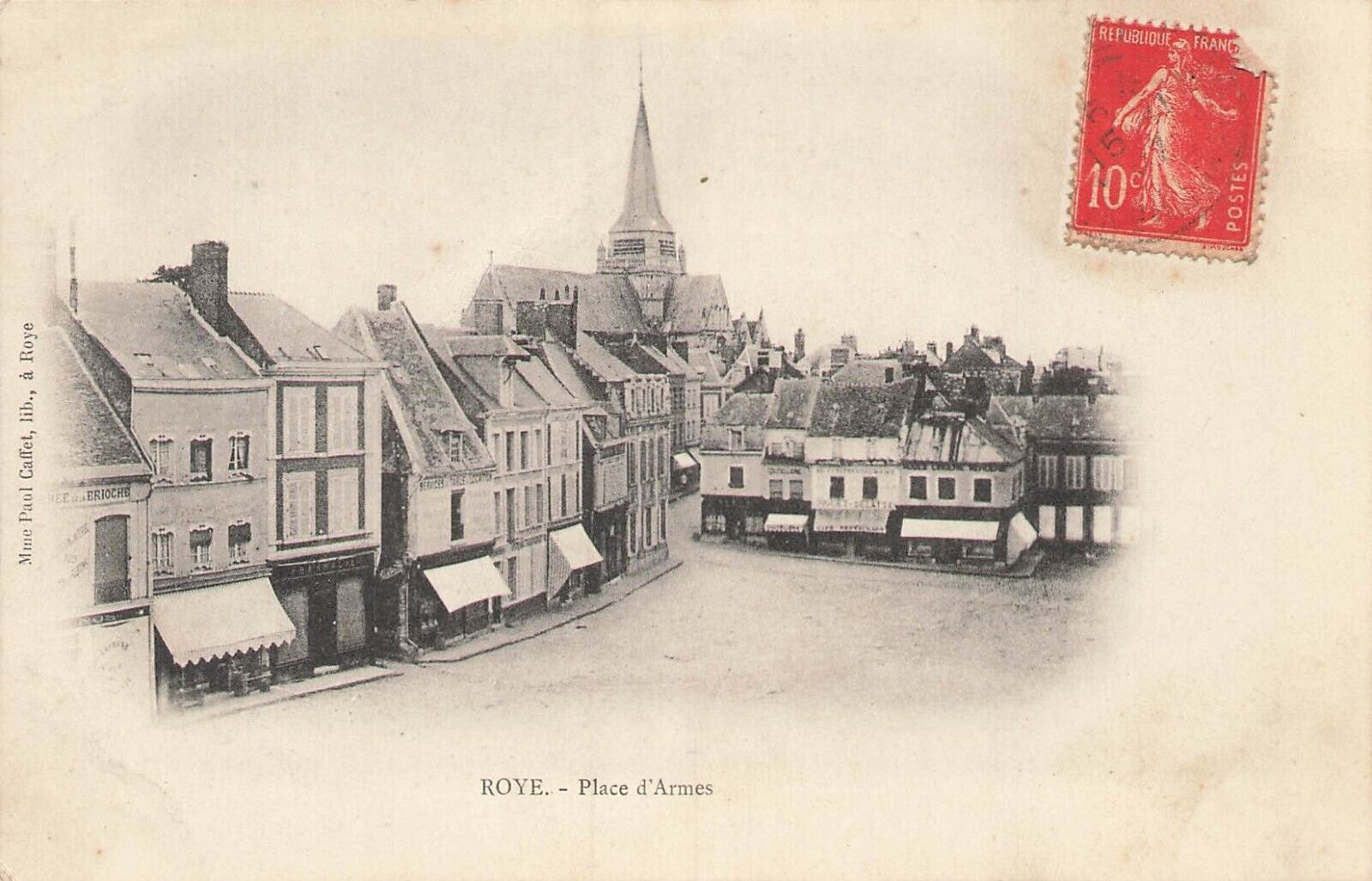 CPA 80 ROYE Somme - Place d'Armes 78501