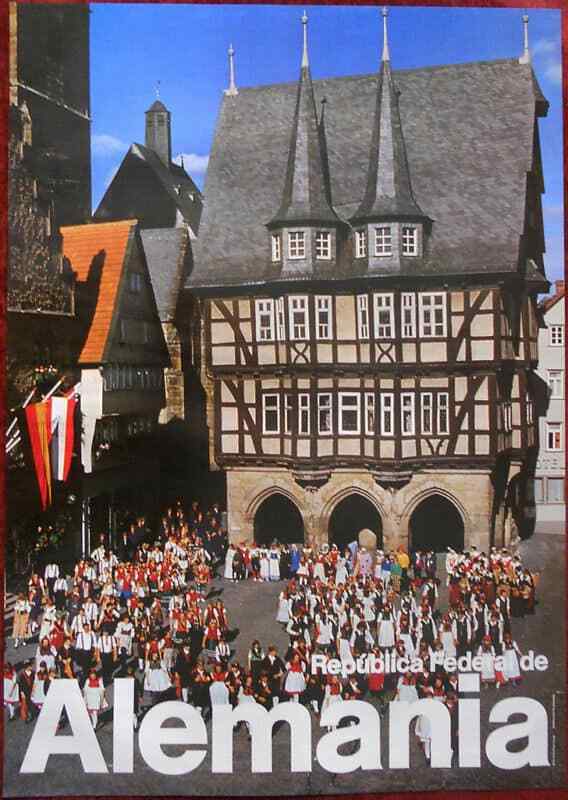 Original Poster Germany Alemania Alsfeld Town Hall