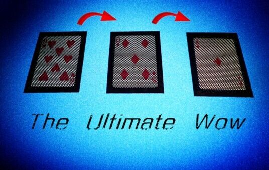 Whoelsale 2 Pcs/lot Wow 3.0,The Ultimate Wow - Card Magic Trick,Close Up Magic