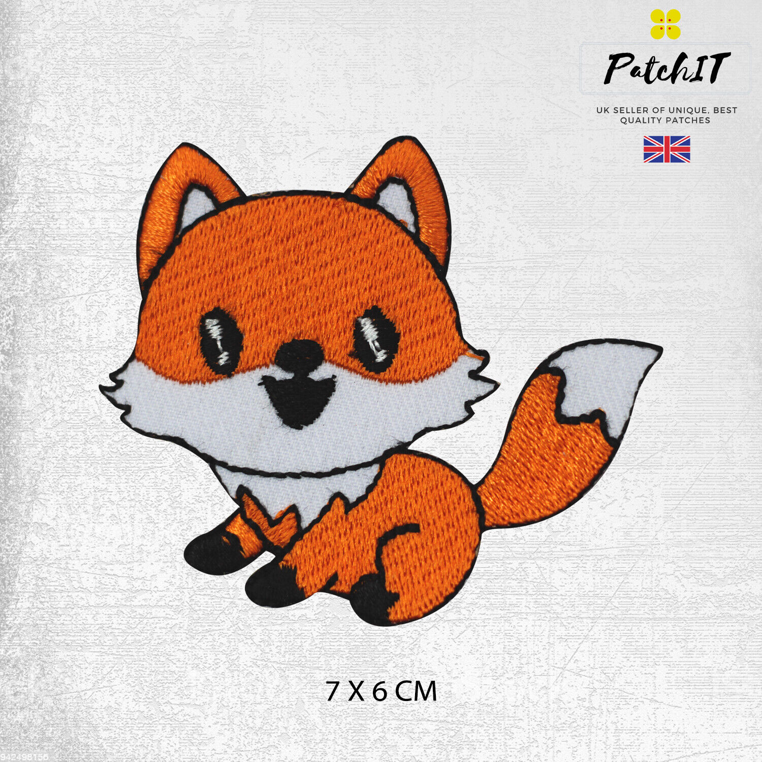 Cute Baby Fox Disney Patch Iron On Sew On Badge Embroidered Patch For Clothe 