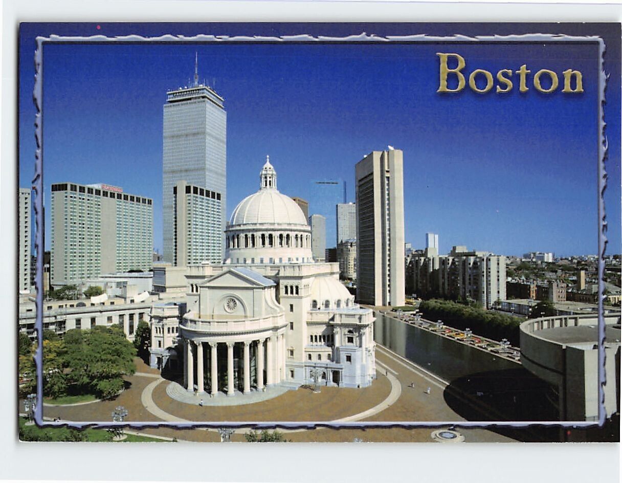 Postcard The Mother Church The First Church of Christ Scientist Boston MA