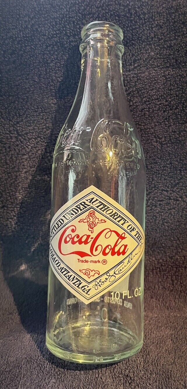 Vintage Italian Coca-Cola 50th Anniversary Bottle