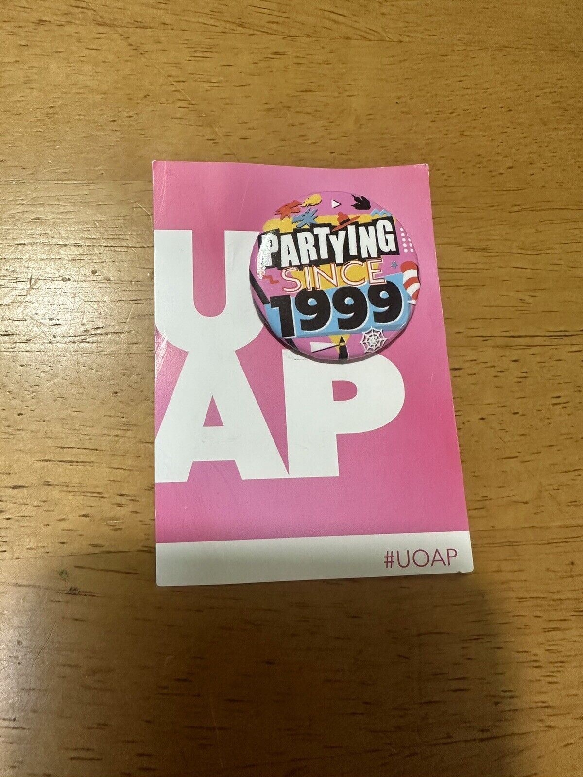Universal Studios Orlando UOAP Passholder Button May 2024 - Partying Since 1999
