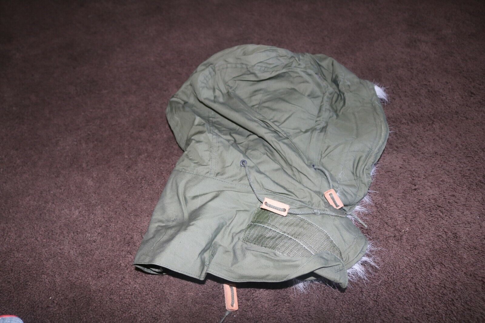 NOS USGI military extreme cold M1965 M65 fishtail parka field jacket fur hood