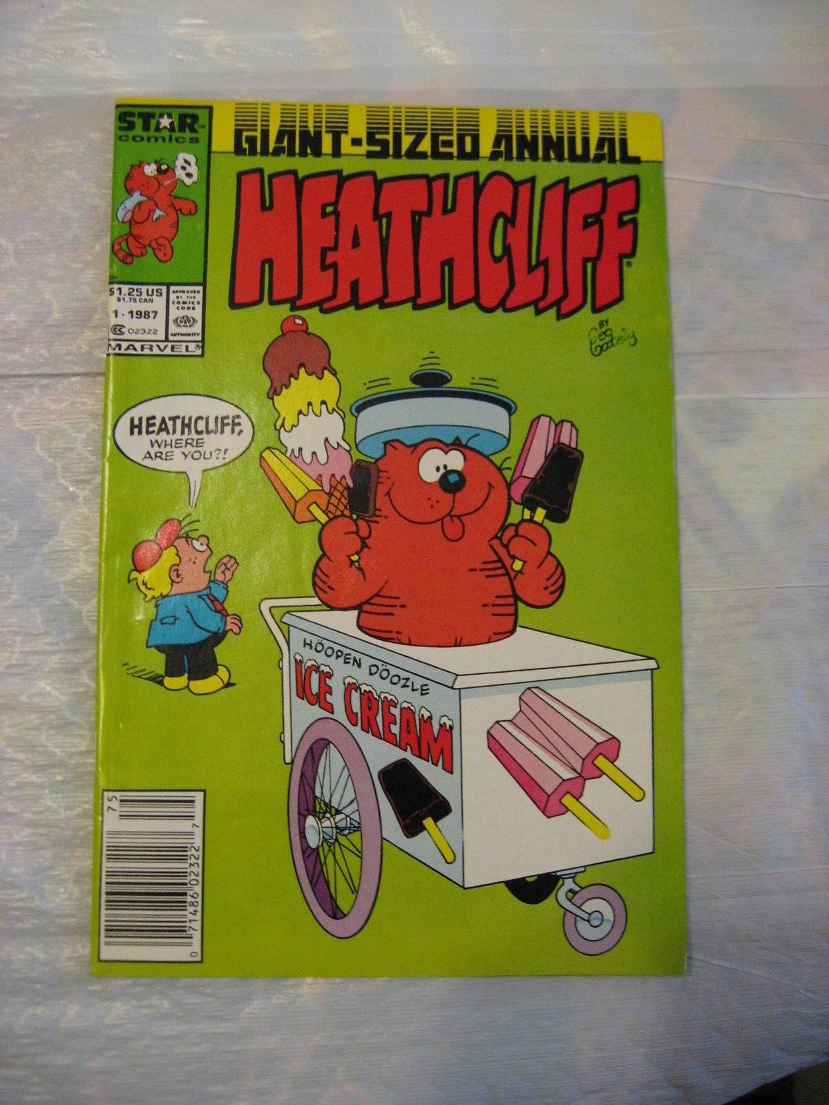Heathcliff giant-sized annual #1 very fine condition 1987