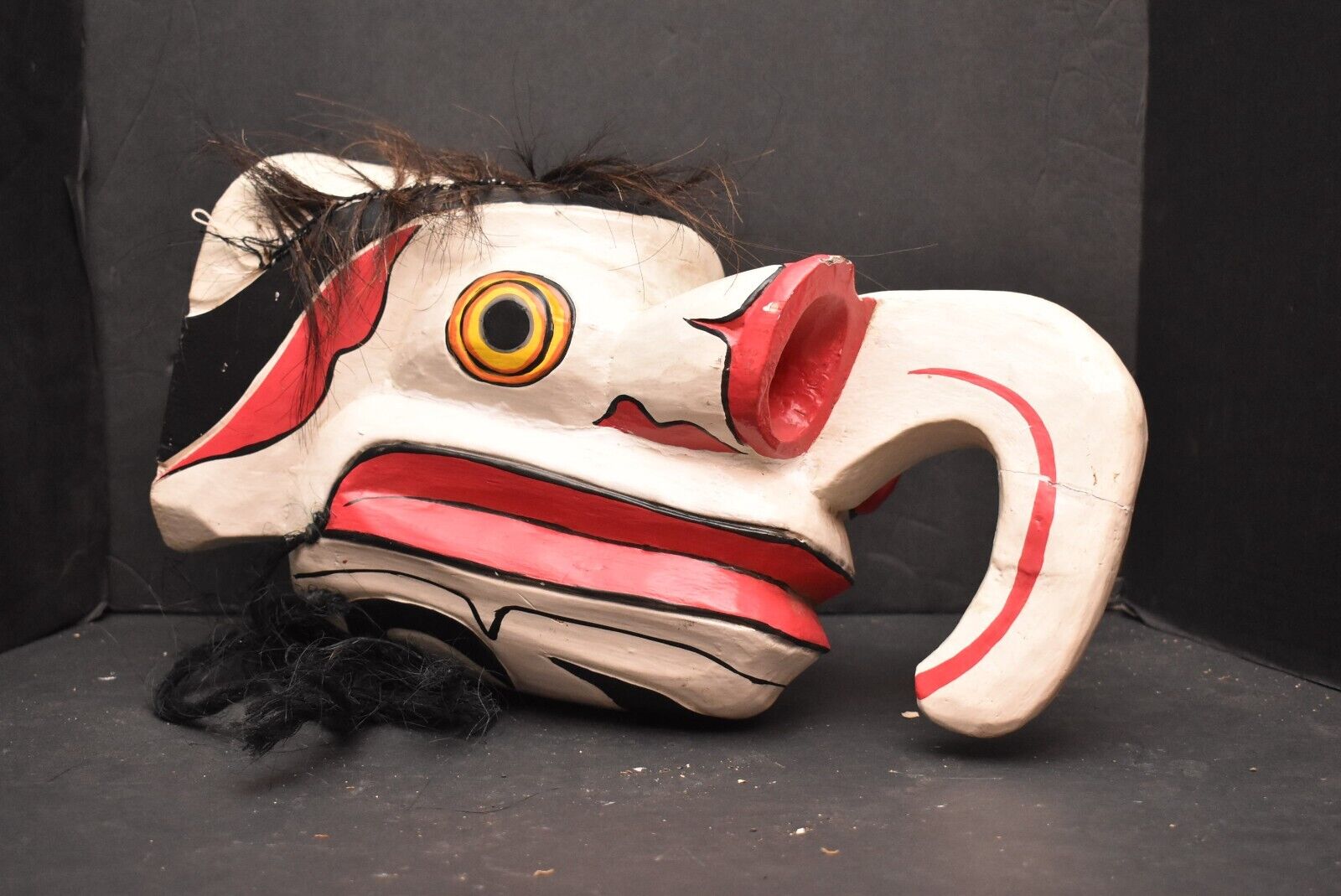 ATQ Balinese Barong Dragon Parade Mask Dance Bali INDONESIA Demon Carved Wood