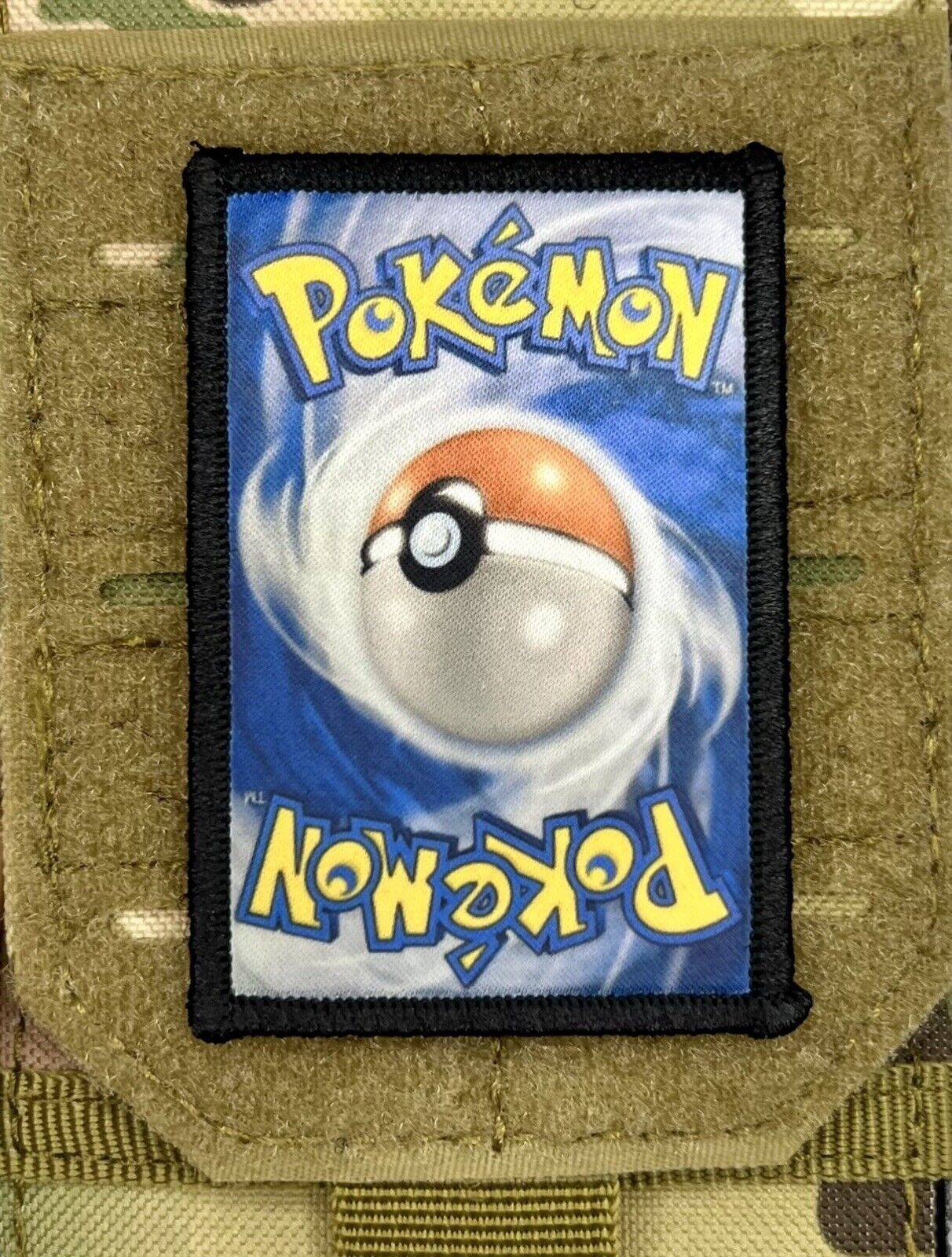 Pokemon Trading Card Morale Patch / Military ARMY Tactical Hook & Loop 336