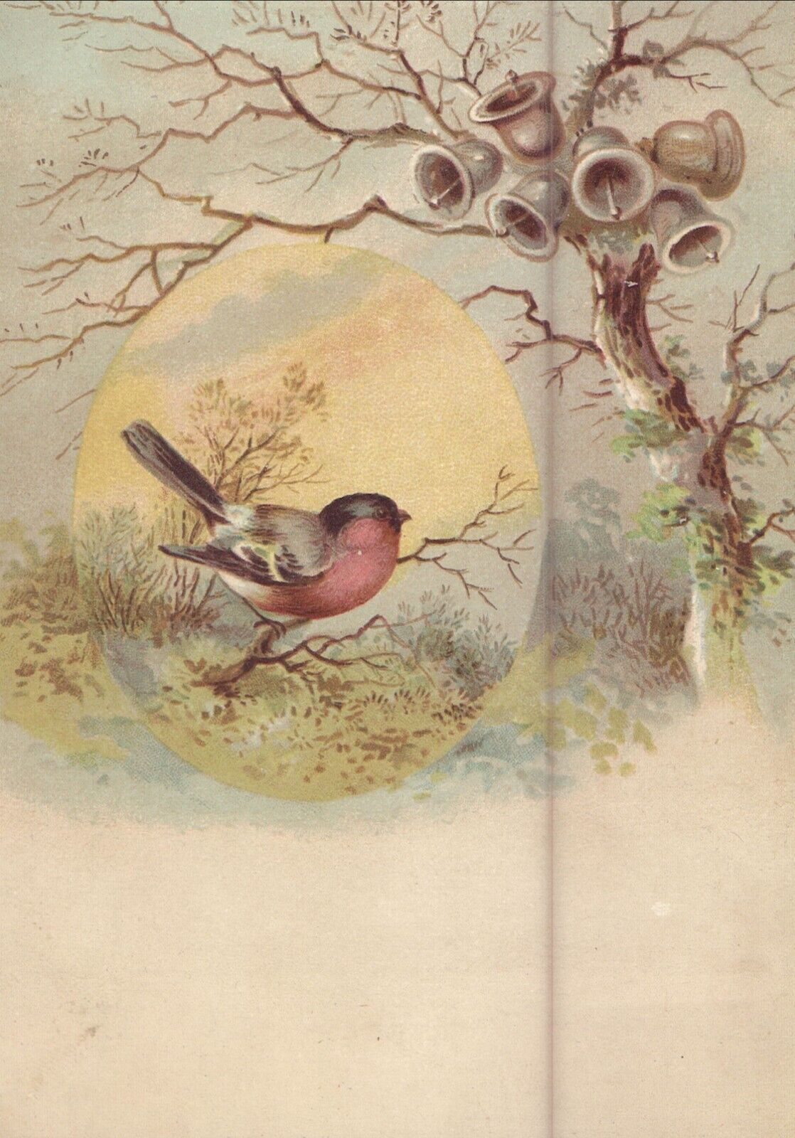Victorian Trade Card - Hatchet Baking Powder 1880\'s Bird and Tree