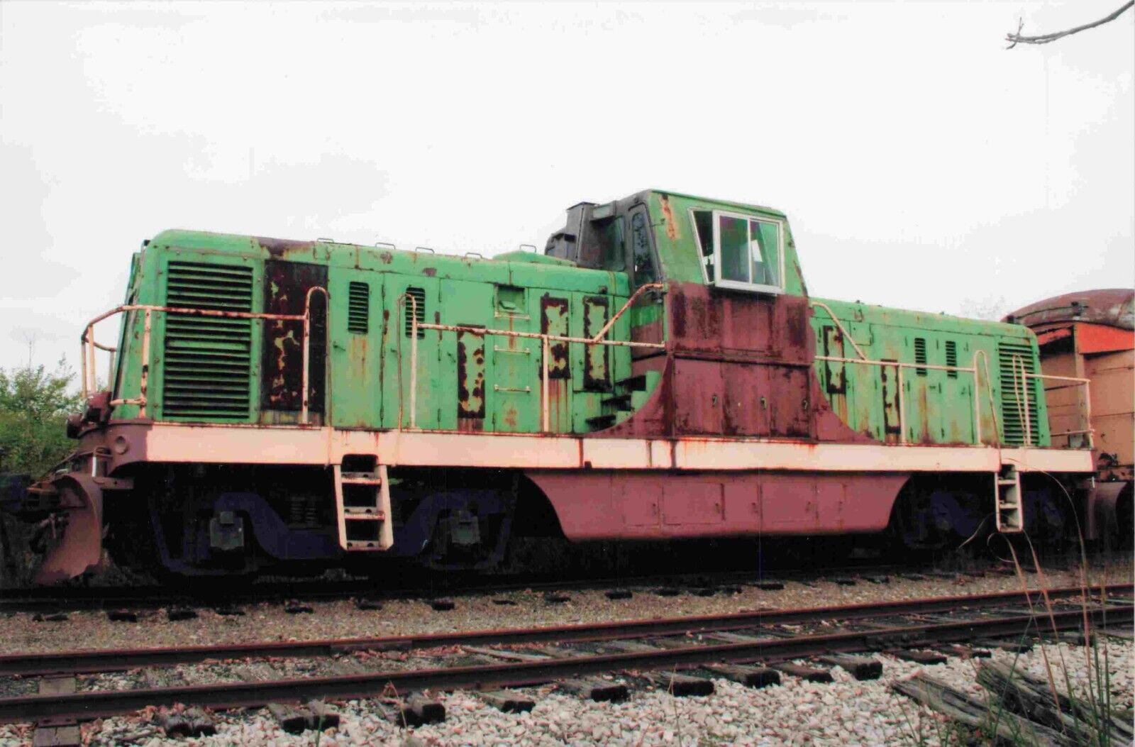 80 Ton Ge Monongahela Connecting Train Railroad Photo 4X6 #1578